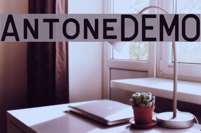 AntoneDEMO Font examples