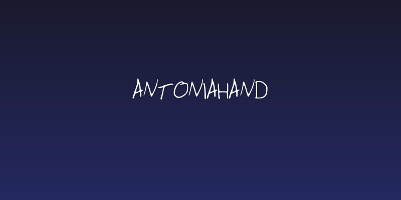 AntoniaHand Social Header