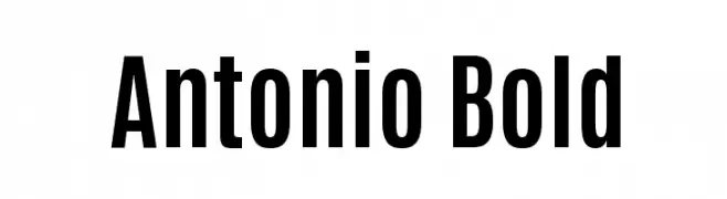Antonio Bold  Descarca Fonturi Gratis