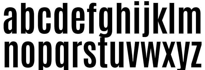 Antonio Bold Font LOWERCASE