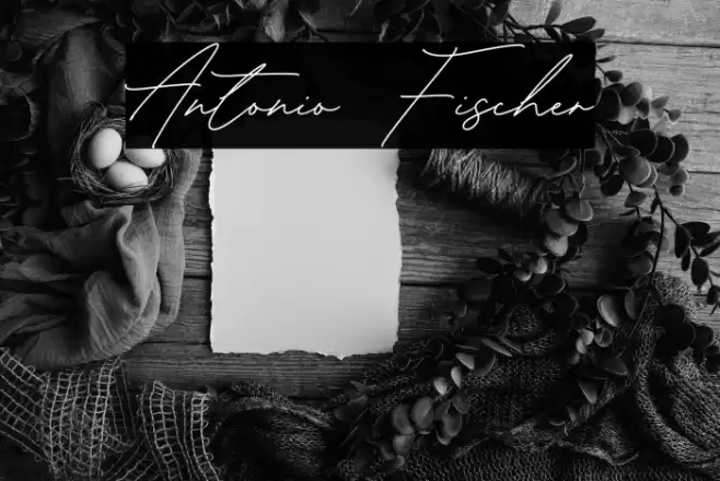 Antonio Fischer Font examples