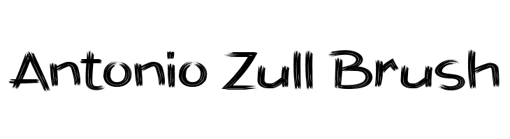 Antonio Zull Brush  नि: शुल्क फ़ॉन्ट्स डाउनलोड