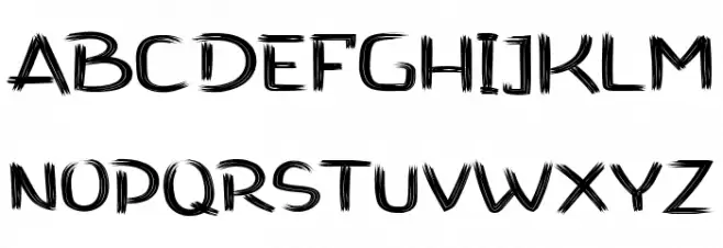 Antonio Zull Brush Font OTHER CHARS