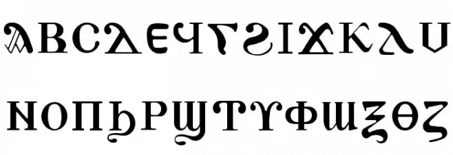 Antonious Normal Schriftart Groß