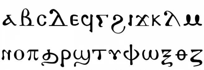 Antonious Normal Шрифта строчной