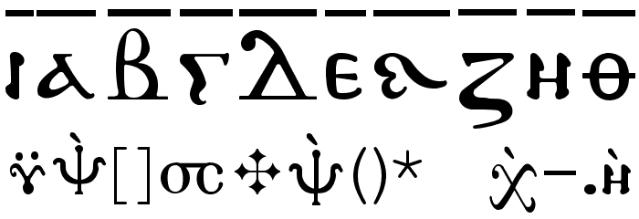 AntoniousJ Jencom Font OTHER CHARS