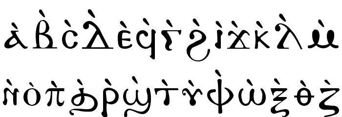 AntoniousJ Jencom Font LOWERCASE