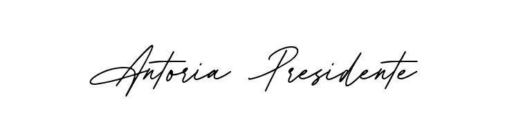 Antoria Presidente  नि: शुल्क फ़ॉन्ट्स डाउनलोड