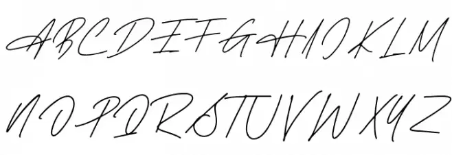 Antoria Presidente 字体 大写