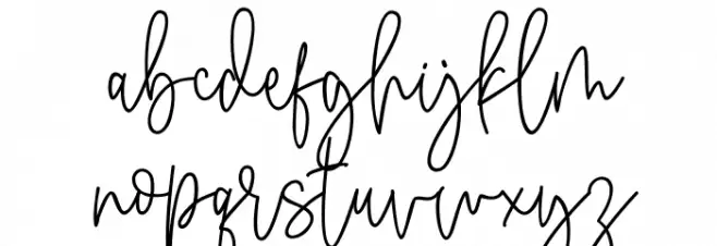 Antouk Script Personal Use Polices MINUSCULES