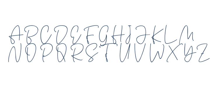 Antouk Slant Personal Use Uppercase