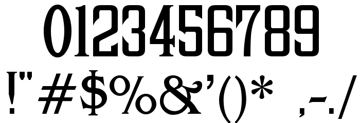 Antract Font OTHER CHARS