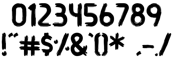 Antreas Regular Font OTHER CHARS
