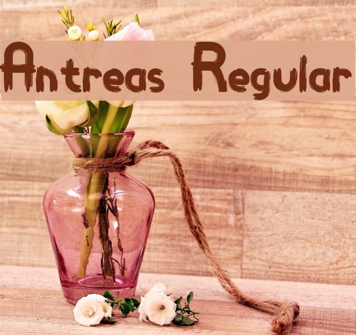 Antreas Regular Font examples