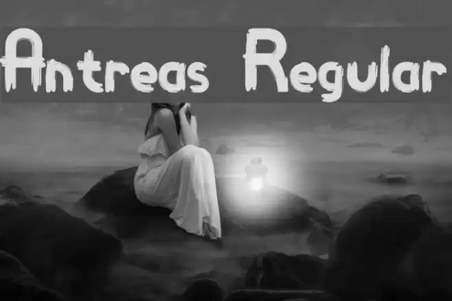 Antreas Regular फ़ॉन्ट examples