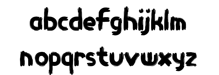 Antreas Regular Font LOWERCASE