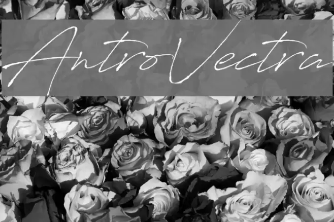 AntroVectra Font examples