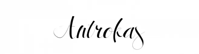 Antrokas  免费字体下载