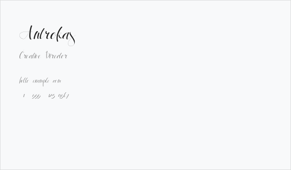 Antrokas Business Card