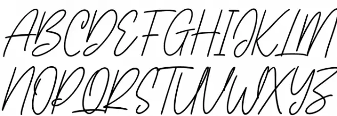 Antrophys Free Regular Font UPPERCASE