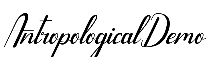Antropological Demo  免费字体下载