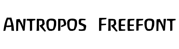 Antropos Freefont Fonte