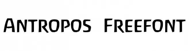 Antropos  Freefont  Frei Schriftart Herunterladen