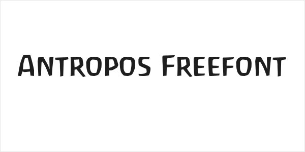 Antropos Freefont Logo