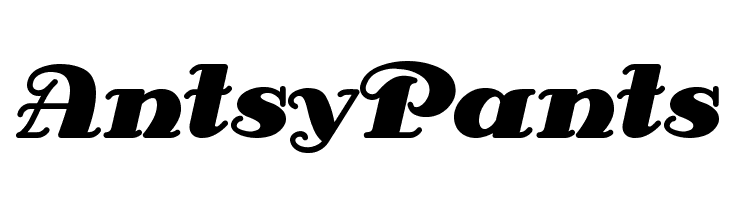 AntsyPants  フリーフォントのダウンロード
