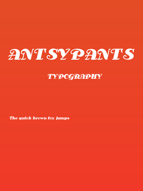 AntsyPants Poster