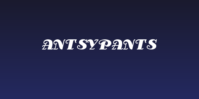 AntsyPants Social Header
