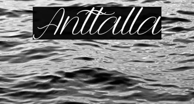 Anttalla Font examples