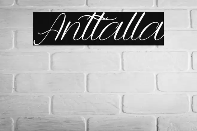Anttalla Font examples
