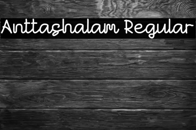 Anttashalam Regular Font examples