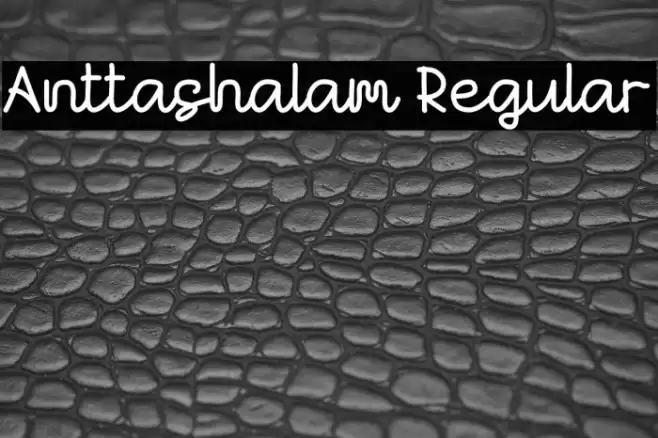 Anttashalam Regular Font examples