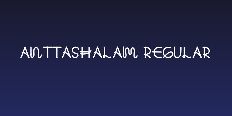 Anttashalam Regular Social Header