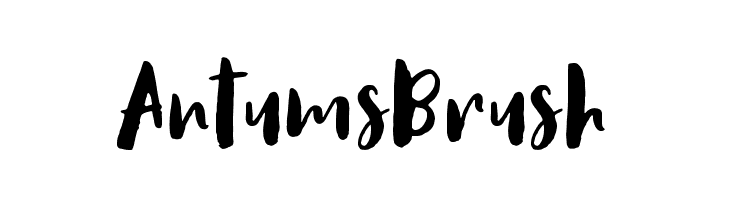 AntumsBrush  Descarca Fonturi Gratis
