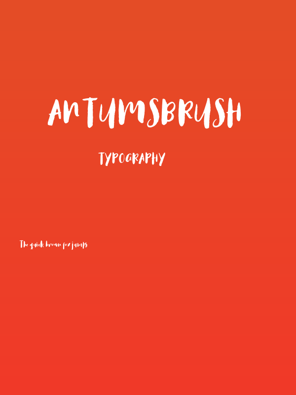 AntumsBrush Poster
