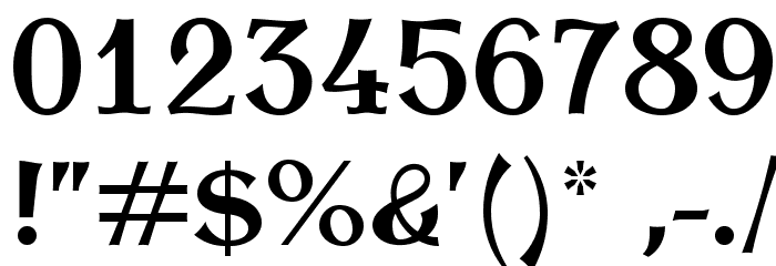 AntykwaTorunska-Bold Font OTHER CHARS