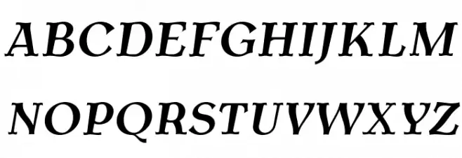 AntykwaTorunska-BoldItalic Schriftart Groß
