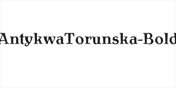 AntykwaTorunska-Bold Logo