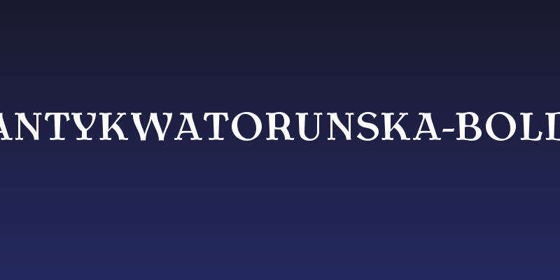 AntykwaTorunska-Bold Social Header