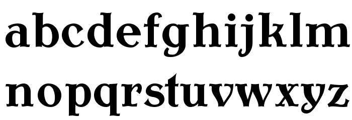 AntykwaTorunska-Bold Font LOWERCASE