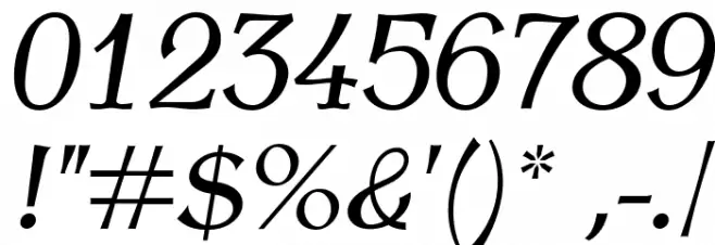 AntykwaTorunska-Italic フォント その他の文字