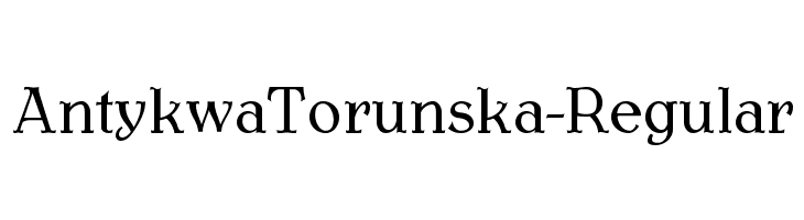 AntykwaTorunska-Regular Шрифта