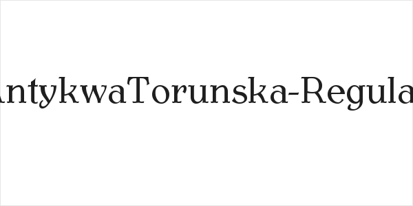 AntykwaTorunska-Regular Logo