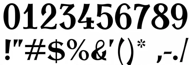 AntykwaTorunskaCond-Bold Font OTHER CHARS