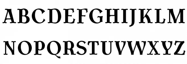 AntykwaTorunskaCond-Bold Schriftart Groß