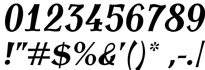 AntykwaTorunskaCond-BoldItalic Font OTHER CHARS