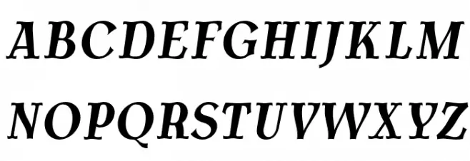 AntykwaTorunskaCond-BoldItalic Schriftart Groß